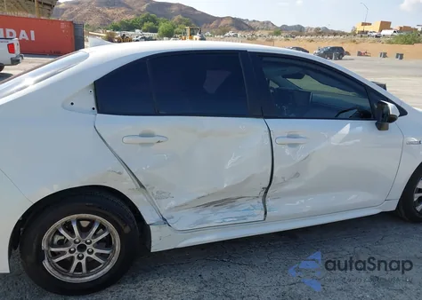 2021 Toyota Corolla Hybrid Le из США, поврежденный, VIN JTDEAMDE4MJ030828